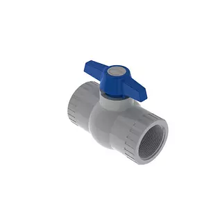 Registro Pvc Eco Manija Azul Roscado