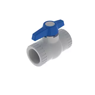 Registro Pvc Eco Manija Azul Liso