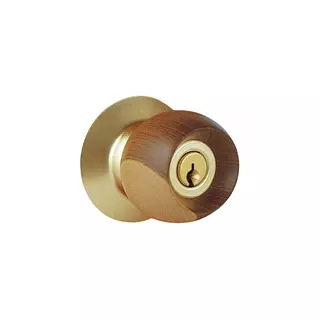 Cerradura Bell Wood Gold